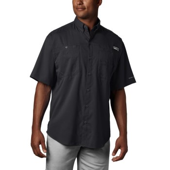 Columbia Muške Košulje - PFG Tamiami II Short Sleeve Big Crne | KQTJ-56431
